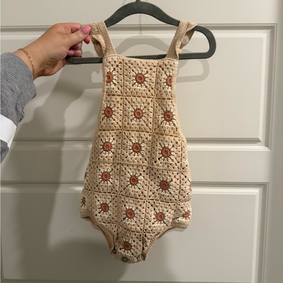 Rylee+Cru Crochet Baby Romper
